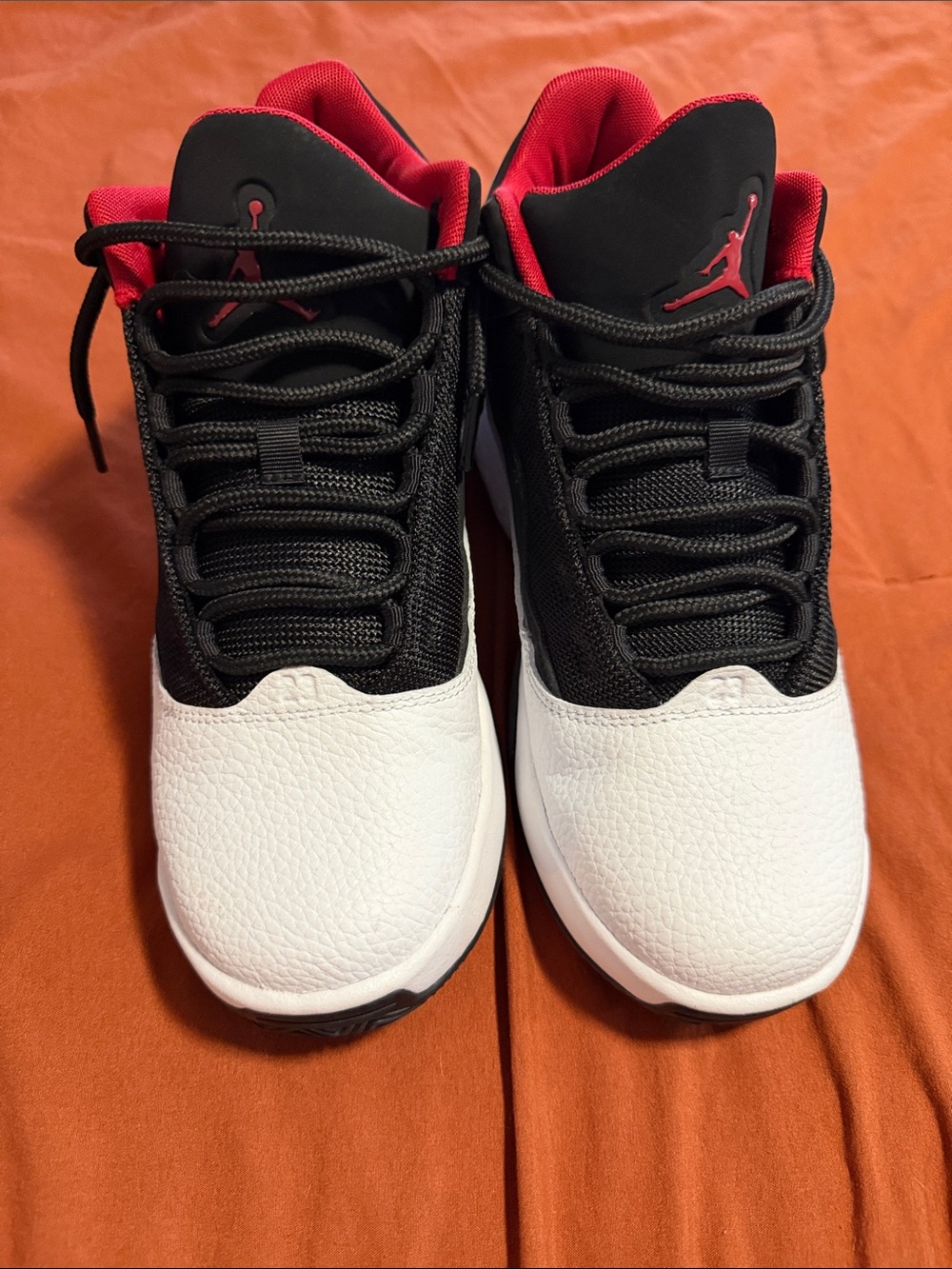 Jordan Kids High-Top Sneakers in Black/White/Red